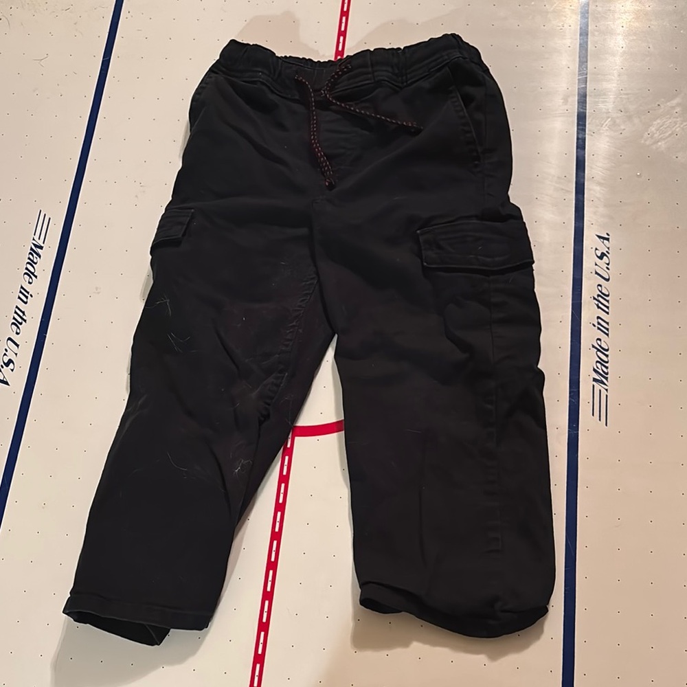 Wrangler Kids Navy Cargo Pants Boys XS 4/5 Used